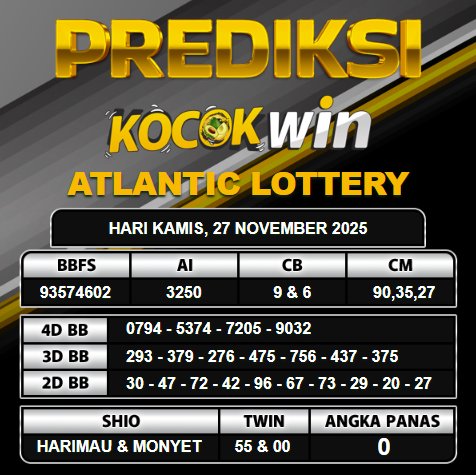 PREDIKSI TOGEL KOCOKWIN