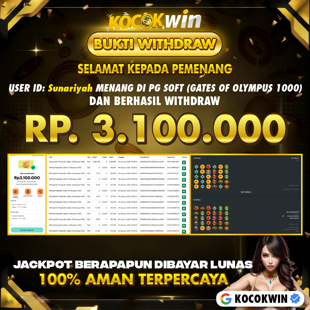 BUKTI WITHDRAW PRAGMATIC (GATES OF OLYMPUS 1000)- KOCOK WIN