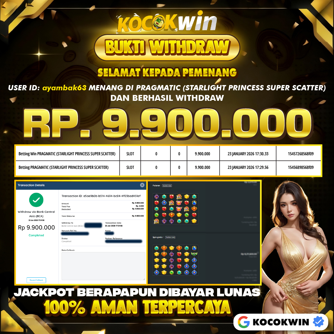 BUKTI WITHDRAW PRAGMATIC (STARLIGHT PRINCESS SUPER SCATTER) - KOCOK WIN