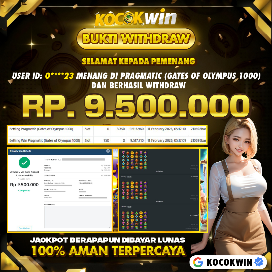 BUKTI WITHDRAW PRAGMATIC (GATE OF OLYMPUS 1000 )- KOCOK WIN